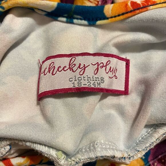 Cheeky Plum 18-24M Floral Twirl Dress, Long Sleeve - Picture 7 of 7